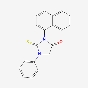 3-(Naphthalen-1-yl)-1-phenyl-2-thioxoimidazolidin-4-one