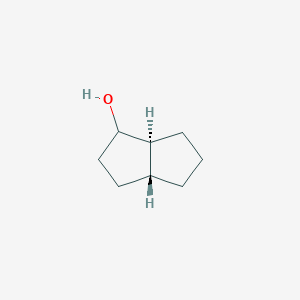 molecular formula C8H14O B15220403 Rel-(3aR,6aS)-octahydropentalen-1-ol 