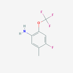 4-Fluoro-5-methyl-2-(trifluoromethoxy)aniline