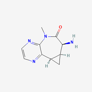 Rel-(7S,7aS,8aR)-7-amino-5-methyl-7,7a,8,8a-tetrahydrocyclopropa[d]pyrazino[2,3-b]azepin-6(5H)-one