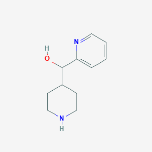 molecular formula C11H16N2O B1522045 哌啶-4-基（吡啶-2-基）甲醇 CAS No. 884504-89-6