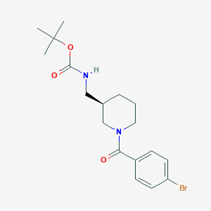 tert-Butyl (R)-((1-(4-bromobenzoyl)piperidin-3-yl)methyl)carbamate