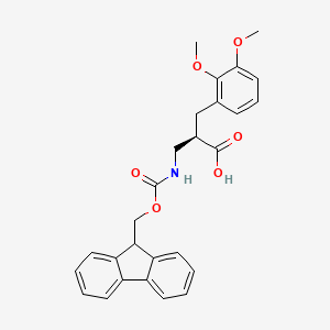 (R)-3-((((9H-Fluoren-9-yl)methoxy)carbonyl)amino)-2-(2,3-dimethoxybenzyl)propanoic acid