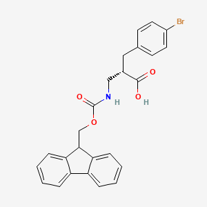 (S)-3-((((9H-Fluoren-9-yl)methoxy)carbonyl)amino)-2-(4-bromobenzyl)propanoic acid