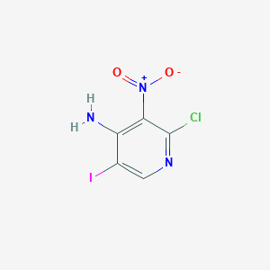 2-Chloro-5-iodo-3-nitropyridin-4-amine