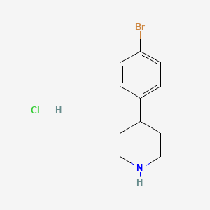molecular formula C11H15BrClN B1522053 4-(4-Bromophenyl)piperidine hydrochloride CAS No. 769944-79-8