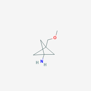 3-(Methoxymethyl)bicyclo[1.1.1]pentan-1-amine