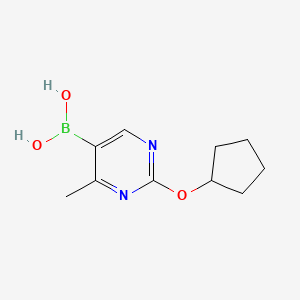 (2-(Cyclopentyloxy)-4-methylpyrimidin-5-yl)boronic acid