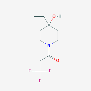 1-(4-Ethyl-4-hydroxypiperidin-1-yl)-3,3,3-trifluoropropan-1-one