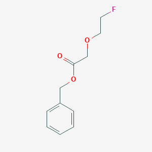 molecular formula C11H13FO3 B15220613 Benzyl 2-(2-fluoroethoxy)acetate 