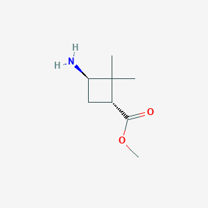 Rel-methyl (1R,3R)-3-amino-2,2-dimethylcyclobutane-1-carboxylate