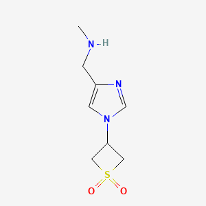 3-(4-((Methylamino)methyl)-1H-imidazol-1-yl)thietane 1,1-dioxide