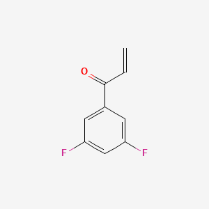 molecular formula C9H6F2O B15220707 1-(3,5-Difluorophenyl)prop-2-en-1-one 