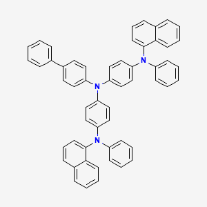 molecular formula C56H41N3 B1522081 4,4'-Bis[N-(1-naphthyl)-N-phenylamino]-4''-phenyltriphenylamine CAS No. 1073183-32-0