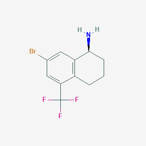 (S)-7-bromo-5-(trifluoromethyl)-1,2,3,4-tetrahydronaphthalen-1-amine hydrochloride