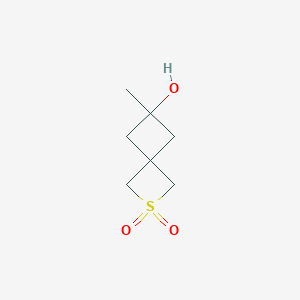 6-Hydroxy-6-methyl-2-thiaspiro[3.3]heptane 2,2-dioxide