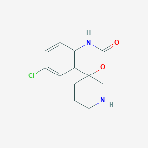 molecular formula C12H13ClN2O2 B15220902 6-Chlorospiro[benzo[d][1,3]oxazine-4,3'-piperidin]-2(1H)-one 