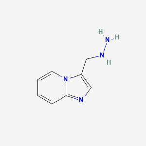 molecular formula C8H10N4 B15220930 3-(Hydrazinylmethyl)imidazo[1,2-a]pyridine 