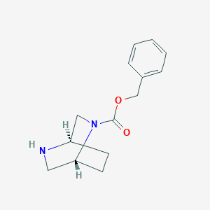 rel-(1R,4R)-Benzyl 2,5-diazabicyclo[2.2.2]octane-2-carboxylate