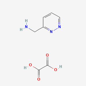 Pyridazin-3-ylmethanamine oxalate