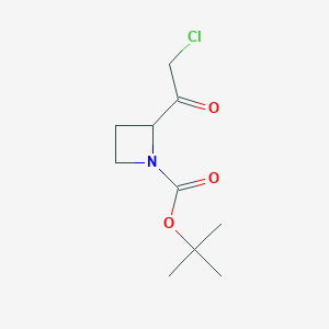 Tert-butyl 2-(2-chloroacetyl)azetidine-1-carboxylate