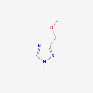 molecular formula C5H9N3O B15220999 3-(Methoxymethyl)-1-methyl-1H-1,2,4-triazole 