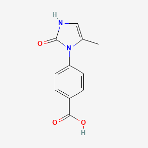 B1522102 4-(5-methyl-2-oxo-2,3-dihydro-1H-imidazol-1-yl)benzoic acid CAS No. 13870-58-1