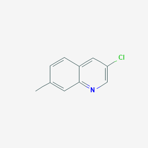 molecular formula C10H8ClN B15221030 3-Chloro-7-methylquinoline 