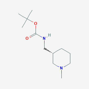 molecular formula C12H24N2O2 B15221050 tert-Butyl (S)-((1-methylpiperidin-3-yl)methyl)carbamate 