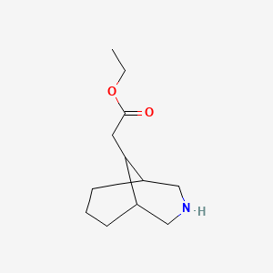 Ethyl 2-(3-azabicyclo[3.3.1]nonan-9-yl)acetate