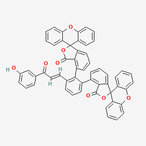 (E)-3-[2,3-bis(fluoranyl)phenyl]-1-(3-hydroxyphenyl)prop-2-en-1-one