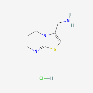 6,7-dihydro-5H-[1,3]thiazolo[3,2-a]pyrimidin-3-ylmethanamine;hydrochloride