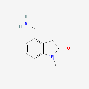 4-(Aminomethyl)-1-methylindolin-2-one