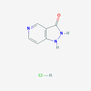 molecular formula C6H6ClN3O B15221224 1,2-Dihydro-3H-pyrazolo[4,3-c]pyridin-3-one hydrochloride CAS No. 3268-69-7