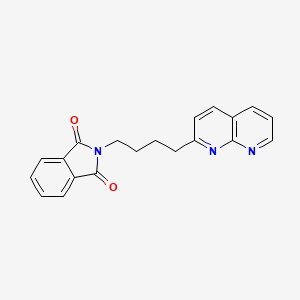 2-(4-(1,8-Naphthyridin-2-yl)butyl)isoindoline-1,3-dione