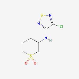 3-((4-Chloro-1,2,5-thiadiazol-3-yl)amino)tetrahydro-2H-thiopyran 1,1-dioxide