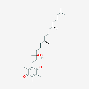 molecular formula C29H50O3 B15221268 rel-2-((3S,7S,11S)-3-hydroxy-3,7,11,15-tetramethylhexadecyl)-3,5,6-trimethylcyclohexa-2,5-diene-1,4-dione 