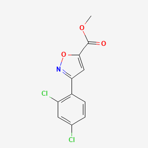 Methyl 3-(2,4-dichlorophenyl)-1,2-oxazole-5-carboxylate