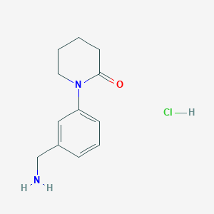 B1522128 1-[3-(Aminomethyl)phenyl]piperidin-2-one hydrochloride CAS No. 1193390-49-6