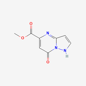 molecular formula C8H7N3O3 B15221282 Methyl 7-hydroxypyrazolo[1,5-a]pyrimidine-5-carboxylate 