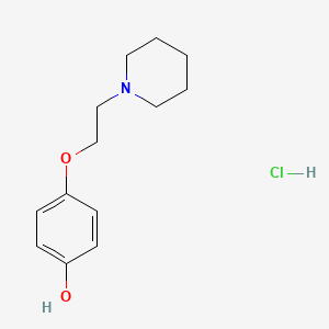 B1522135 4-[2-(Piperidin-1-yl)ethoxy]phenol hydrochloride CAS No. 855422-64-9