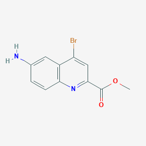 Methyl 6-amino-4-bromoquinoline-2-carboxylate