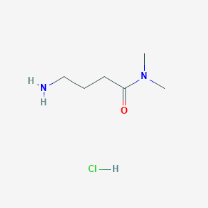 molecular formula C6H15ClN2O B1522140 盐酸4-氨基-N,N-二甲基丁酰胺 CAS No. 156337-81-4