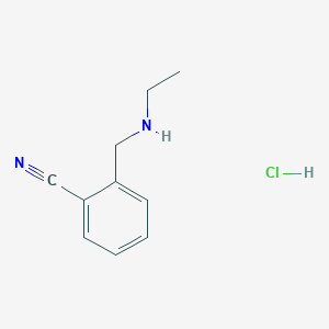 B1522142 2-[(Ethylamino)methyl]benzonitrile hydrochloride CAS No. 1208685-24-8