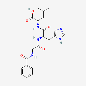 Benzoylglycyl-d-histidyl-l-leucine