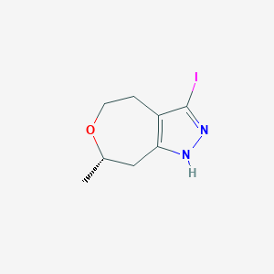 (S)-3-Iodo-7-methyl-4,5,7,8-tetrahydro-1H-oxepino[4,5-c]pyrazole