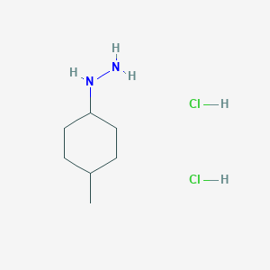 molecular formula C7H18Cl2N2 B1522151 (4-甲基环己基)肼二盐酸盐 CAS No. 1209337-77-8