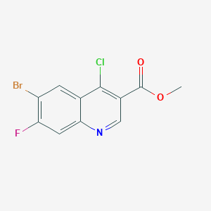 Methyl 6-bromo-4-chloro-7-fluoroquinoline-3-carboxylate