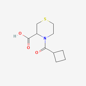 4-(Cyclobutanecarbonyl)thiomorpholine-3-carboxylic acid