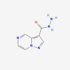 Pyrazolo[1,5-a]pyrazine-3-carbohydrazide